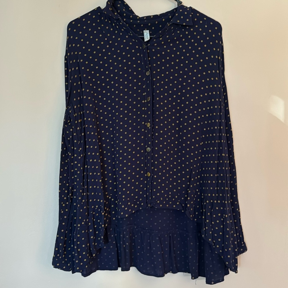 Free People Button Down Blouse